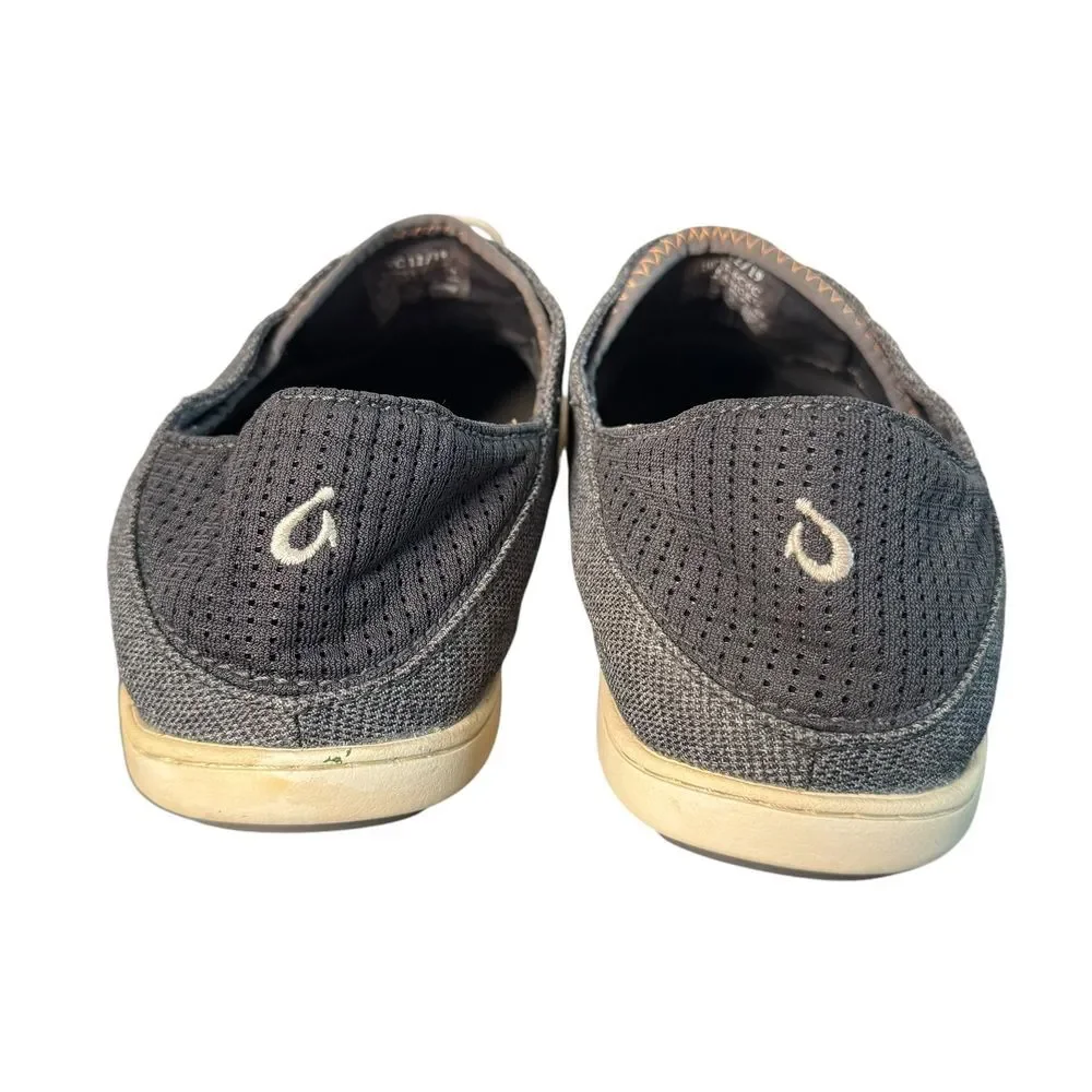 Olukai Nohea Moku Mens No Tie Boat Shoes Size 9 Quick Drying‎ Slip On Beach